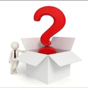 mystery boxes, various size